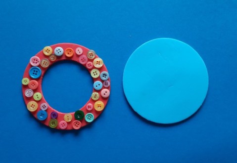 Photo frame ornaments - This Crafty Family - Crafts for kids
