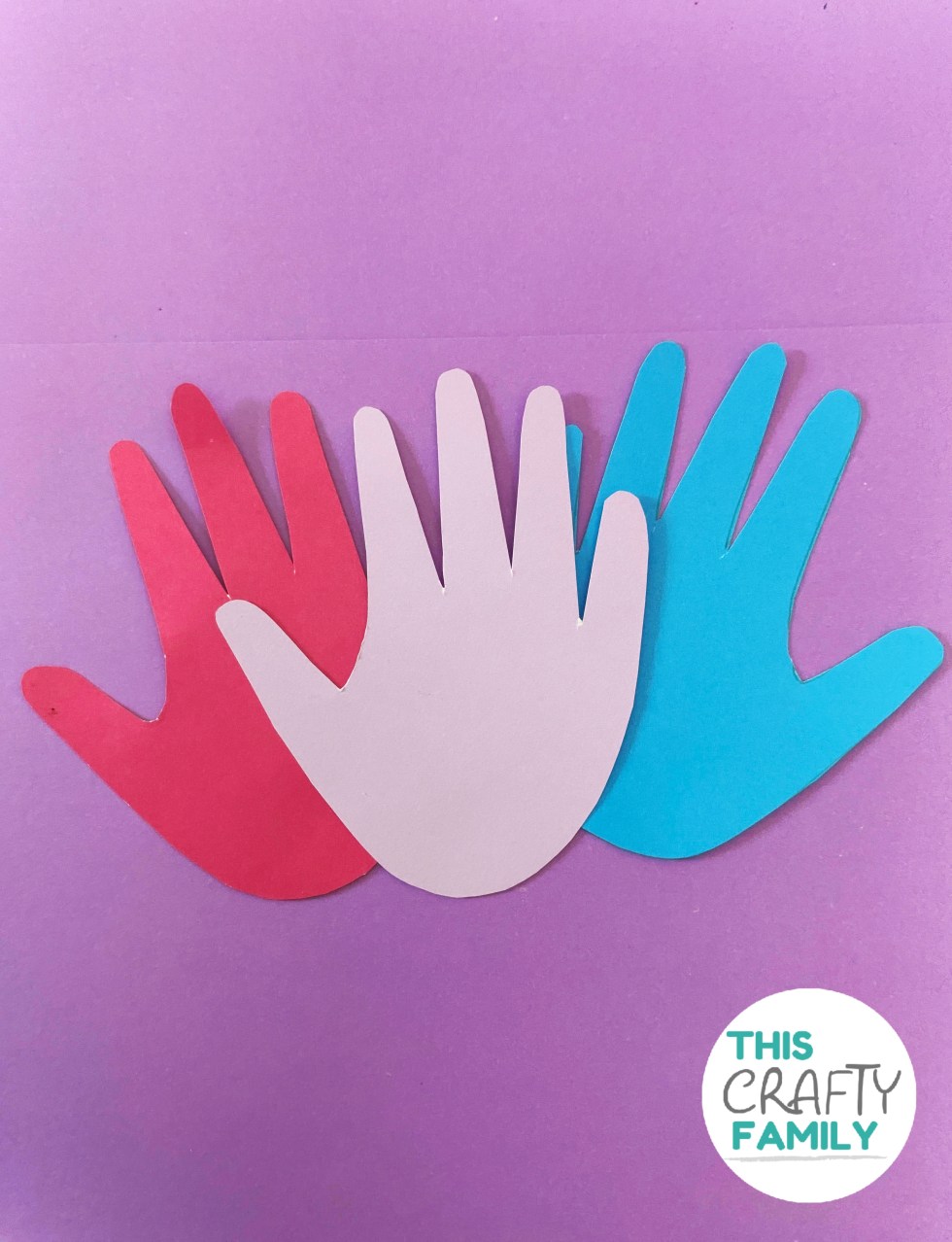 Handprint flower pot art This Crafty Family