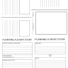 5 Page story planning and writing worksheets