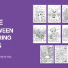 FREE Halloween colouring pages!